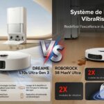 Comparaison côte à côte du Dreame L10s Ultra Gen 3 et du Roborock S8 MaxV Ultra, meilleurs robots aspirateurs laveurs 2026